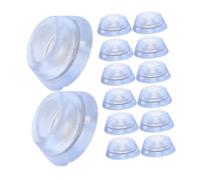 ANDRESLAD 20 Piezas Almohadillas Transparentes de Silicona Uds Patas Antideslizantes y Resistentes para Muebles con Tornillos de Inoxidable Protección para Patas de Mesa y Suelos