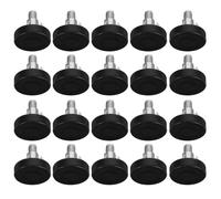 ANDRESLAD 20 Piezas Niveladores Ajustables para Muebles, Extensores de Pies Roscados para Estabilidad y Altura Personalizada en Mesas, Sillas y Escritorios