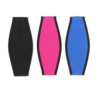 ANDRESLAD 3 Piezas Cubiertas de Correa para Gafas de Buceo de Neopreno Antideslizantes, 3 Piezas (Negro, Rosa Fucsia y Azul), Accesorio para Correas de Máscara de Snorkel, Secado Rápido,