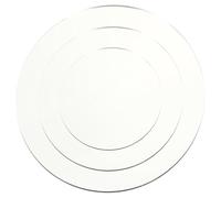 ANDRESLAD 3 Piezas Tablas Redondas Reflectantes de Acrílico para Fotografía Espejo Decorativo Portátil de Accesorio para Exhibición de Joyería y Props Creativos