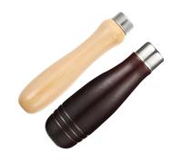 ANDRESLAD 3 Piezas Wooden File Handles Natural Wood Grip Durable File Handle For Woodworking Metal Filing Diy Carpentry Projects