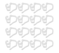 ANDRESLAD 36 Piezas Ganchos para Cortinas de Plástico de Soporte para Cortinas Plisadas Ganchos S para Ventanas Puertas de Ducha Accesorios