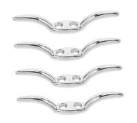 ANDRESLAD 4 Juegos Clip de Cable de persianas Gancho de Cuerda ciega Tacos de Cuerda ciega de la Cortina de la Ventana Aleación de Zinc Plata