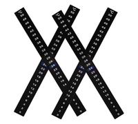 ANDRESLAD 4 Pegatinas Termómetro para Fermentación en Tarro Medidor de Temperatura Digital 0-50 °C Adhesivas para Elaboración Casera de Cerveza y Vino Pantalla Precisa para Control en