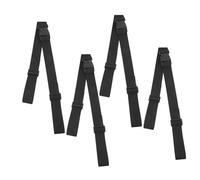 ANDRESLAD 4 Piezas Ajustables para Silla Alta de Niña Arnés Ligero y Ergonómico de Puntos para Trona Infantil Correas para Silla de Comedor Infantil