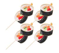 ANDRESLAD 4 Piezas Broche Sushi Enamel Pin Decorativo Multifuncional para Bufandas Mochilas y Ropa Accesorios Kawaii para Amantes de Sushi Regalo Original Metal