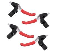 ANDRESLAD 4 piezas Protector de Manetas Freno Bicicleta de Silicona Antideslizante Cubre Palanca Freno Ergonómico Absorbe Impactos Compatible con Bicicleta de Carretera y Montaña Rojo