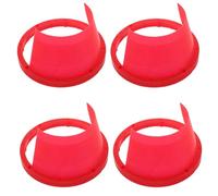 ANDRESLAD 4 Piezas Protectores Impermeables para Altavoces de Puerta de Coche 6,5 Pulgadas, Cubierta Antipolvo Resistente a Rayos UV, Juego de 4 Piezas para Audio Automotor