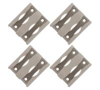 ANDRESLAD 4 Topes Grandes para Puerta Corredera de Guía Inferior de PP Resistente para Puerta de Ducha Fijación Estable Accesorios