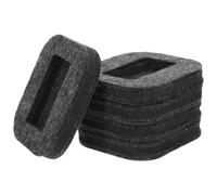 ANDRESLAD 5 Piezas Almohadillas Antideslizantes para Muebles con Base de Fieltro Posavasos Rectangulares para Ruedas de Sillas de Oficina Protectores para Suelos de Dura