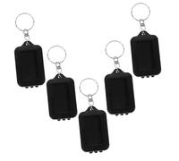 ANDRESLAD 5 Piezas Linterna de Llavero LED Solar Recargable Compacta y Portátil Luz Brillante para Camping Emergencias y Uso Exterior