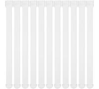 ANDRESLAD 50 Piezas Placa de Ubicación para Persianas Verticales 100mm, Conector de Rodillo de Cortina Plástico Resistente, Accesorios para Cortinas Verticales y Piezas de Repuesto