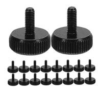 ANDRESLAD 50 piezas Tornillos de Pulgar PC Texturizados Antideslizantes para Instalación de Ordenador de Sobremesa Kit para Fijación Estable y Fácil Montaje Compatible con Múltiples Cajas