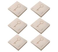 ANDRESLAD 6 Piezas Botón de Salida Automático Pulsador de Control de Acceso Montaje Pared Tipo Resistente Respuesta Rápida Botón de Timbre y Liberación de Puerta para Oficina Hogar y Escuela