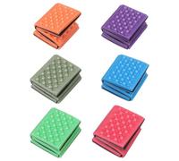 ANDRESLAD 6 Piezas Esterilla Plegable para Picnic al Aire Cojín Portátil Resistente la Humedad Alfombra Ligera para Camping Jardín Playa y Senderismo Colores Mixtos