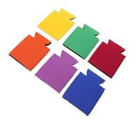 ANDRESLAD 6 Piezas Fundas para Latas de Bebida Neopreno Aislante Antideslizantes y Resistentes Colores Vibrantes para Refrescos y Cerveza Reutilizables para Viaje Picnic y Fiesta Casa