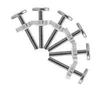 ANDRESLAD 6piezas Barrera De Seguridad Para Bebés y Mascotas Adaptador De Barandilla Sin Perforación De Varillas Ajustables Protector De Pared Para Puertas Instalación Rápida y Sencilla