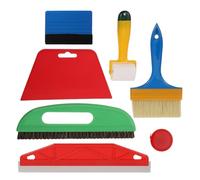 ANDRESLAD 7 Piezas Kit Herramientas Vinilo Automóvil Plástico Vinilo Aplicación Protección Pintura Cristales Coche