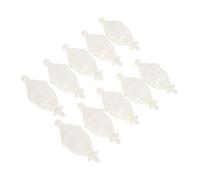 ANDRESLAD 8 Piezas Accesorios para Mosquitero Toppers Decorativos de Plástico Resistentes Instalación Fácil Superficie Lisa para Limpieza Rápida para Soporte de Mosquitera Dormitorio Color