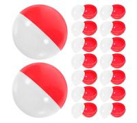 ANDRESLAD 80 Bolas de Plástico Rellenables para Máquina Expendedora de Chicles Cápsulas Redondas Vacías de 50 MM Colores Rojo y Compatibles para Manualidades Fiestas y Premios