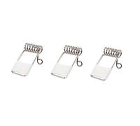 ANDRESLAD 90 Piezas Clip De Resorte De La Lámpara De Techo Clip De Resorte Del Proyector Clip De Tubo De Lámpara Led Clip De Resorte De Luz De Panel Led Silver