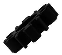 ANDRESLAD Abrazadera de Silicona para Baquetas de Clip Flexible y Resistente Soporte para Baquetas de Jazz y Batería Accesorio Práctico para Músicos Color Negro