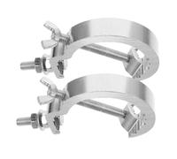 ANDRESLAD Abrazaderas para Armaduras de Iluminación de Escenario 2 Piezas Gancho Metálico Antideslizante de 17 MM de Ancho Resistentes Corrosión Compatibles Luces LED y Cabezas Móviles