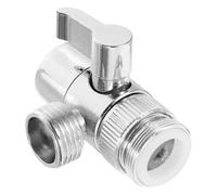 ANDRESLAD Adaptador Divisor de Grifo Válvula Desviadora para Lavadora y Fregadero Conexión Doble Salida para Cocina y Baño Fácil Instalación y Uso Práctico