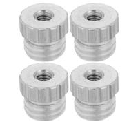 ANDRESLAD Adaptador Giratorio de 4 Piezas, Junta de Base de Aluminio 6-15 Mm, Conector Rotativo para Herramientas de Medición, Base Ajustable para Uso Profesional en Construcción