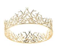 ANDRESLAD Adorno de Boda Estilo Medio Oriente para Novia y Hombre, Accesorio Metálico Ajustable para Fiesta y Cosplay de Rey, Tocado para Damas Diseño Elegante y Resistente