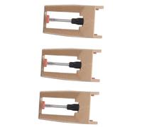 ANDRESLAD Agujas De Repuesto Para Tocadiscos Vintage Punta De Rubí y Varilla De Aluminio Dorado, 3 Piezas Compatibles Para Fonógrafos y Discos De Vinilo, Sonido Claro y Resistente Al Desgaste