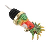 ANDRESLAD Aireador y Vertedor de Vino Esmaltado con Diseño de Pájaro Dorado Tapón para Botellas de Vino Dispensador Antigoteo para Uso en Casa y Bar Tinto y Blanco