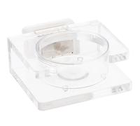 ANDRESLAD Alimentador para Reptiles Pequeño con Imán Cuenco Transparente para Comida y Agua Dispensador Práctico para Gecko Camaleón y Accesorio Compacto para Terrarios