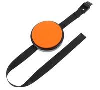 ANDRESLAD Almohadilla de Práctica de Batería para Pierna Portátil de Silicona Naranja Correa Ajustable Pad de Batería Silencioso para Principiantes Accesorio Ergonómico para Práctica