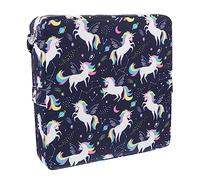 ANDRESLAD Asiento Elevador Portátil Para Niño Niña Cojín De Comedor Con Diseño De Unicornio Almohadilla De Alta Para y Restaurantes y Lavable Para Bebés y Niño Niña