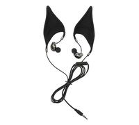 ANDRESLAD Auriculares Intraurales con Micrófono Cableado Diseño y Resistente Control de Volumen Auriculares con Orejas de para Ordenador y Teléfono