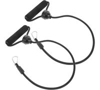 ANDRESLAD Bandas de Resistencia para Hacer Ejercicio 2 Piezas Cuerda de Entrenamiento Ajustable para Abdomen y Fuerza de Agarre, Equipo de Gimnasio Doméstico Multifuncional para Fitness