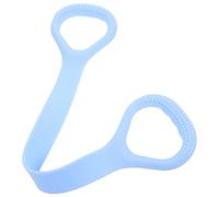 ANDRESLAD Bandas Elásticas de Yoga para Ejercicios de Espalda y Hombros Banda de Resistencia Azul para Estiramiento Entrenamiento Casa Gimnasio y Viaje Material Elástico Duradero para