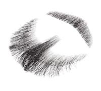 ANDRESLAD Barba Postiza Realista de Cabello Humano Encaje Invisible para Hombre Bigote Falso Teatral para Disfraces Cosplay y Halloween Juego de Barba Atada a Mano para Adultos