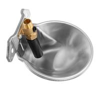 ANDRESLAD Bebedero Automático para Ganado de Acero Inoxidable 304 Bebedero para Ovejas y Vacas Cuenco Resistente y Seguro Dispensador Automático de Agua para Granja y Animales