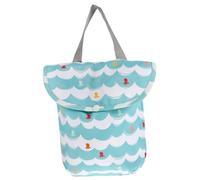 ANDRESLAD Bolsa De Pañales Multifuncional para Ñiño, Bolsita Organizadora Portátil De Poliéster Resistente Al Agua Doble Compartimento para Paseo y Guardería, Ligera y Fácil De Transportar