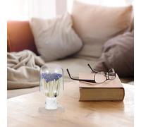 ANDRESLAD Botella de Vidrio para Cerillas 125 Ml Tapón Tarro Transparente para Guardar Fósforos Porta Cerillas Decorativo para Cocina y Bodas Frasco Compacto y Portátil