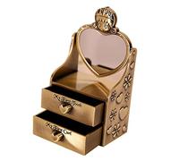 ANDRESLAD Caja De Metal Para Dientes De Leche y Cabello Fetal Para Recién Nacidos