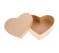 ANDRESLAD Caja De Regalo Forma Corazón De Cartón Kraft Con Tapa Caja Para Dulces y Joyas Para Regalos Originales y Detalles Bodas y Celebraciones