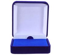 ANDRESLAD Caja Expositor para Medallas de Terciopelo Azul Estuche Compacto para Exhibición y Almacenamiento de Medallas Chapas y Broches Protector contra Polvo y Arañazos para Colecciones y