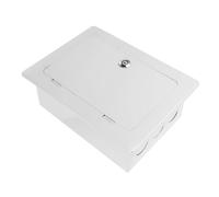 ANDRESLAD Caja Metálica de Distribución Exterior Resistente y Estanca para Conexiones Eléctricas Caja de Empalmes para Montaje Pared Protección Segura para Instalaciones al Aire