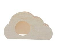 ANDRESLAD Casa de Madera para Hámster y Cobayas Refugio Seguro y Juguete Mordible para Pequeñas Mascotas Espacio Privado para Dormir y Esconderse Diseño Resistente y Divertido para Uso Año