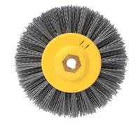 ANDRESLAD Cepillo de Pulido para Amolado Alambre Abrasivo Plano Rueda de Lijado para Limpieza y Abrillantado en Herramientas Rotativas Accesorio Industrial de Alta Eficiencia