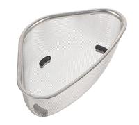 ANDRESLAD Cesta De Drenaje De Fregadero De Esquina Acero Inoxidable Antioxidante Multifuncional para Cocina Almacenamiento y Filtrado Residuos Agua Rápido 1 Unidad