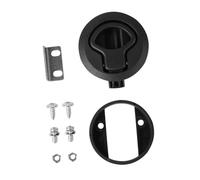 ANDRESLAD Cierre de Golpe para Escotilla de Barco con Tirador Empotrado Redondo Resistente la Corrosión para Puertas y Armarios de RV Yate y Camper Bloqueo para Cubierta de Fácil de